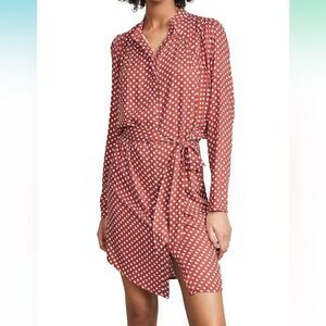 Joie | Myune Women’s Dress Size XS Button Front Shirt Ditsy Print dolman sleeves